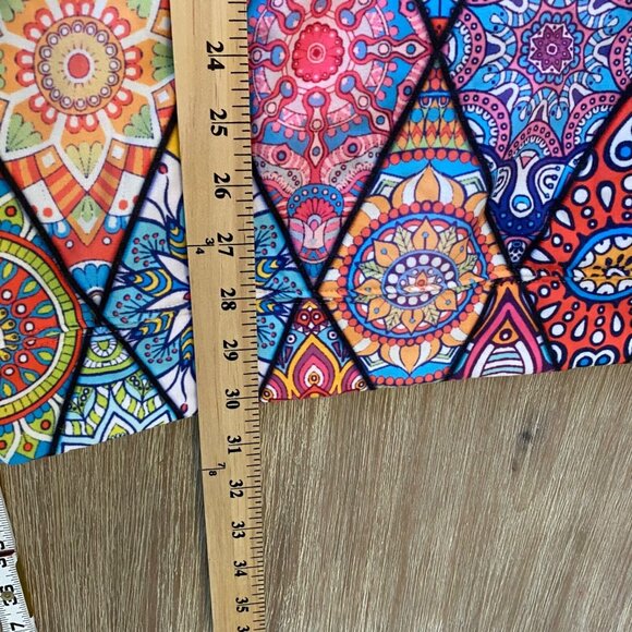 Mr. Gugu & Miss Go Sweatshirt  Women's Tunic Multicolor Size 4XL Stained Glass - Picture 8 of 8